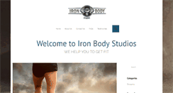 Desktop Screenshot of ironbodystudios.com