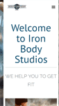 Mobile Screenshot of ironbodystudios.com